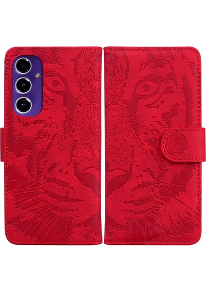 Samsung Galaxy A06 4g Kahverengi Kabartmalı Pu Kılıf (Yurt Dışından)
