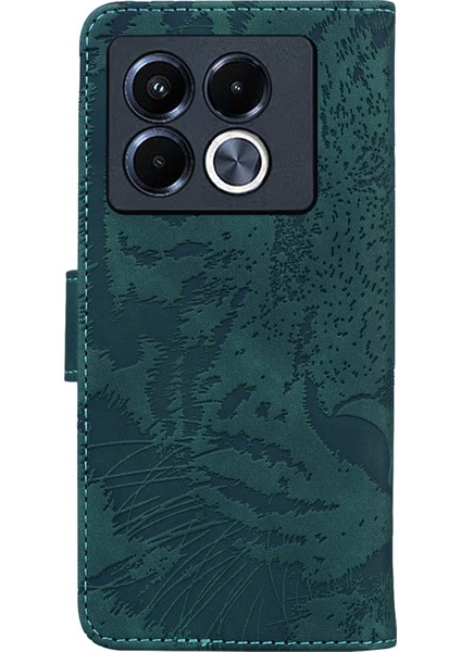Infinix Note 40 5g Yeşil Için Kaplan Kabartmalı Deri Kılıf (Yurt Dışından) fırsatları