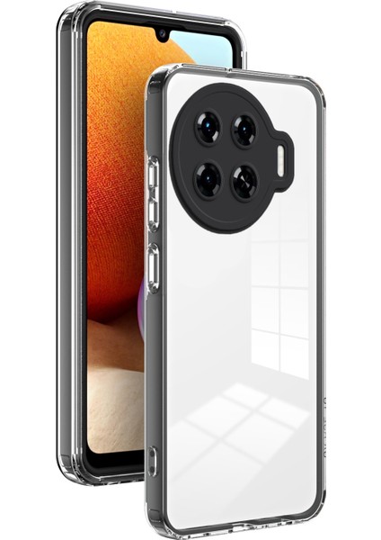 Tecno Spark 20 Pro+ Için Tpu + Pc Telefon Kılıfı Siyah (Yurt Dışından)