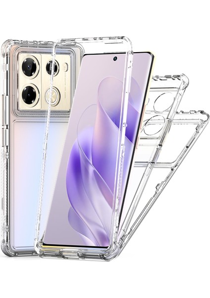 Infinix Note 40 Pro Için Akrilik Şeffaf Kılıf (Yurt Dışından)