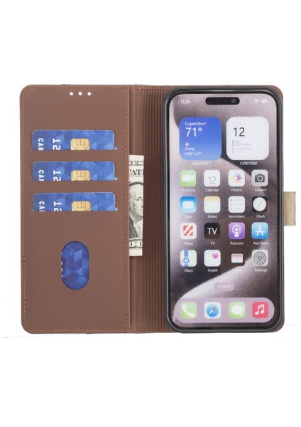 Tecno Spark 30 Pro 4g Kahverengi Için Rfıd Deri Kılıf (Yurt Dışından)