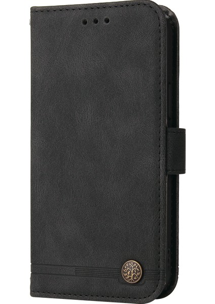 Infinix Note 12 / G96 Siyah Için Skin Fe Deri Kılıf (Yurt Dışından)