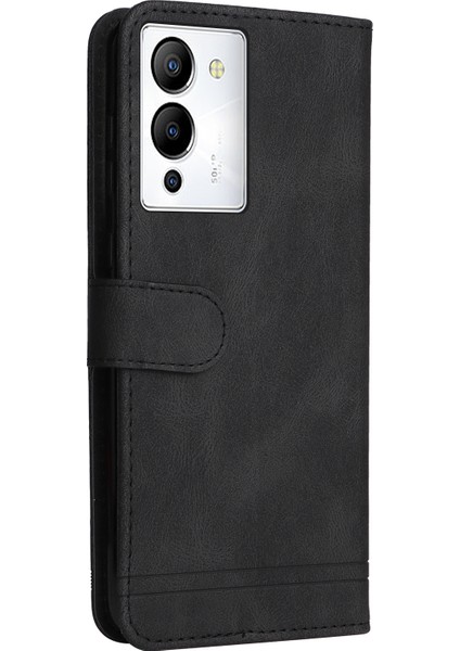 Infinix Note 12 / G96 Siyah Için Skin Fe Deri Kılıf (Yurt Dışından)