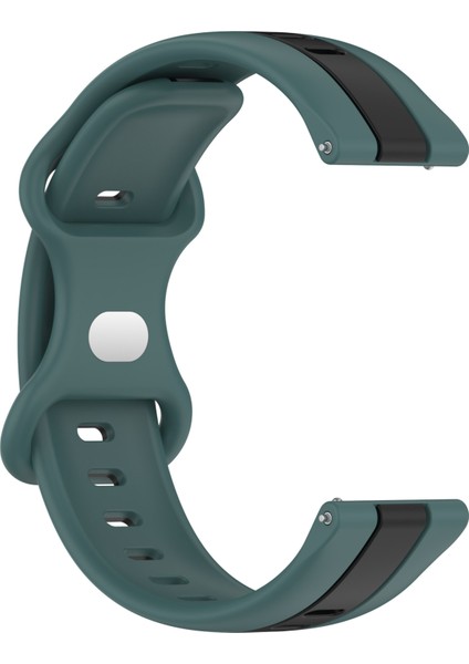 Samsung Galaxy Watch Active 2 40MM Yeşil+Siyah Için Silikon Watch Band (Yurt Dışından) modelleri