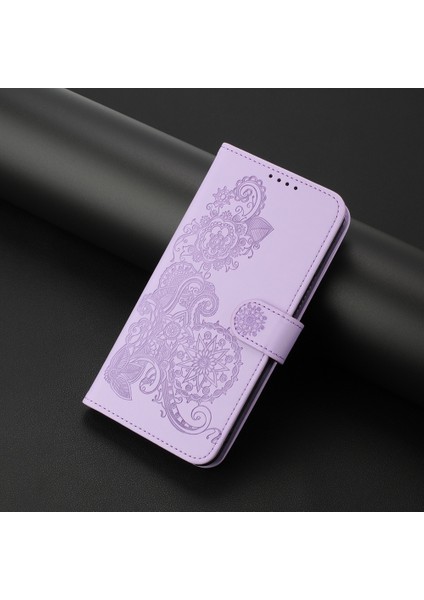 Infinix Hot 50 Pro+ 4g Mor Için Datura Kabartmalı Kılıf (Yurt Dışından)