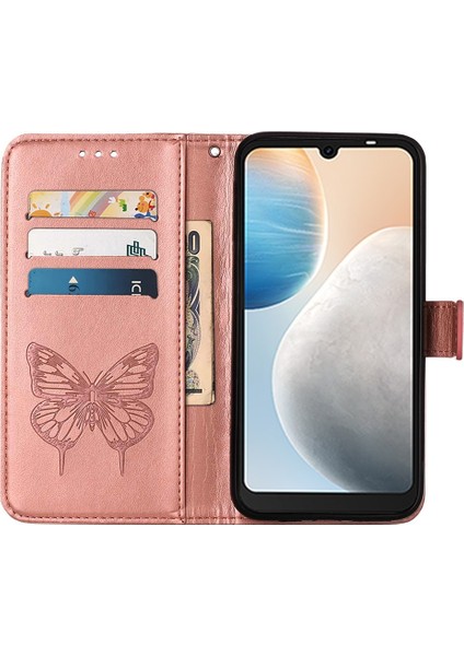 Tecno Pop 6 Rose Gold Için Kabartmalı Pu Kılıf (Yurt Dışından) fırsatları