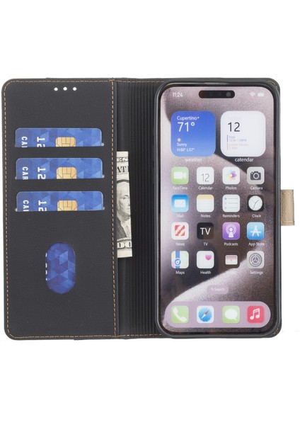 Tecno Spark 30 4g Siyah Için Rfıd Deri Kılıf (Yurt Dışından)