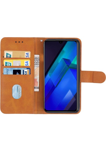 Infinix Note 12 / G88 Kahverengi Için Deri Telefon Kılıfı (Yurt Dışından) modelleri