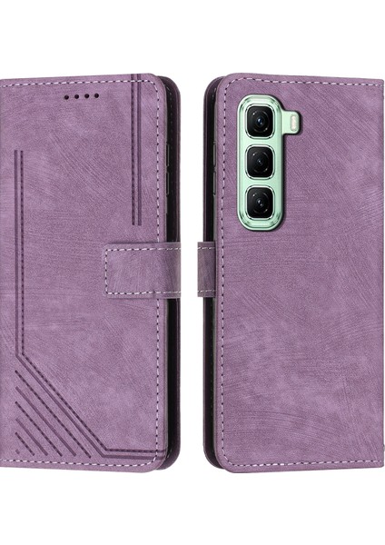 Infinix Hot 50 4g Mor Için Skin Fe Pu Kılıf (Yurt Dışından)