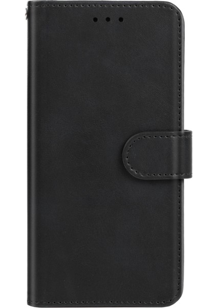 Infinix Hot 12 Play Siyah Için Deri Telefon Kılıfı (Yurt Dışından)