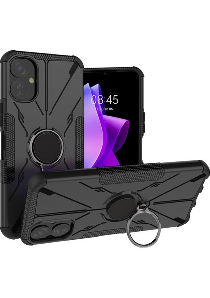 Tecno Spark 9t Siyah Için Armor Bear Telefon Kılıfı (Yurt Dışından)