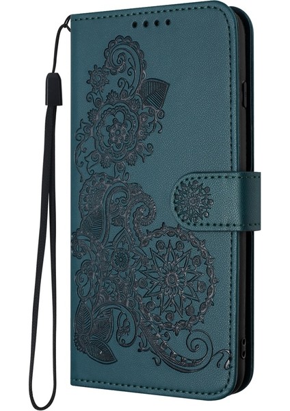 Infinix Hot 50 Pro+ 4g Koyu Yeşil Için Datura Kabartmalı Kılıf (Yurt Dışından)