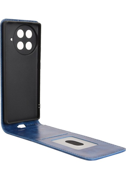 Tecno Camon 30S 4g / Camon 30S Pro 4g Mavi Için Dikey Döner Kılıf (Yurt Dışından)