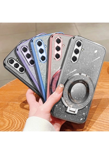 Samsung Galaxy M34 5g Gümüş Için Yuvarlak Tutucu Tpu Telefon Kılıfı (Yurt Dışından) fiyatları