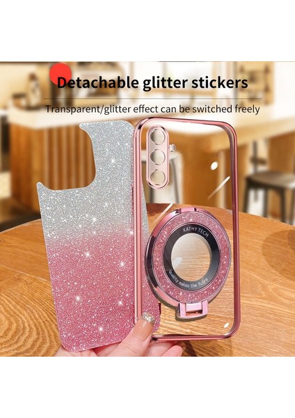 Samsung Galaxy M34 5g Gümüş Için Yuvarlak Tutucu Tpu Telefon Kılıfı (Yurt Dışından) fırsatları