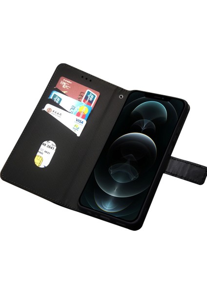 Infinix Zero Ultra 5g Siyah Için Iki Renkli Ekleme Deri Kılıf (Yurt Dışından)