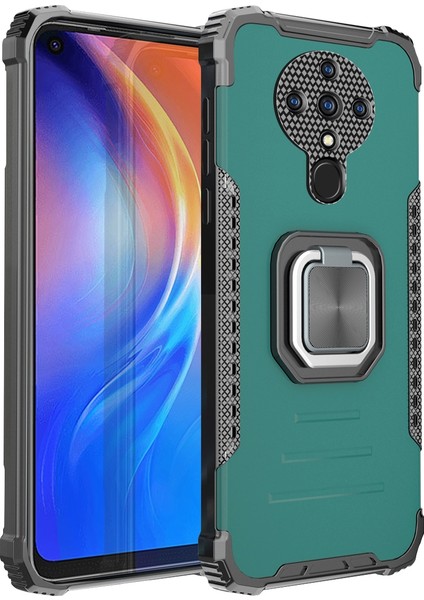 Tecno Spark 6 Için Alüminyum Alaşımlı + Tpu Kılıf Yeşil (Yurt Dışından)