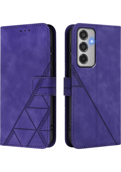 Samsung Galaxy M35 Kahverengi Için Crossbody Deri Kılıf (Yurt Dışından)