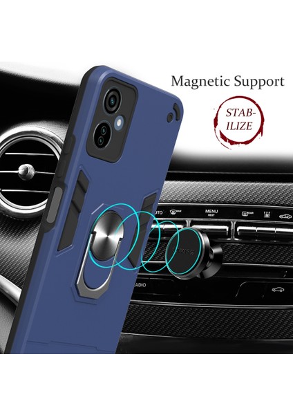 Tecno Camon 19 Neo Black Için 2'si 1 Arada Zırh Kılıfı (Yurt Dışından)