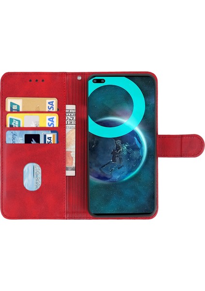 Infinix Zero 8i Kırmızı Deri Telefon Kılıfı (Yurt Dışından) modelleri