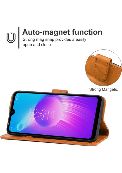 Tecno Spark Go Kahverengi Kılıf (Yurt Dışından)
