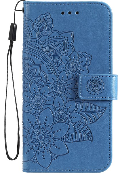 Tecno Spark 6 Go Blue Için Pu Sol ve Sağ Deri Kapak (Yurt Dışından)