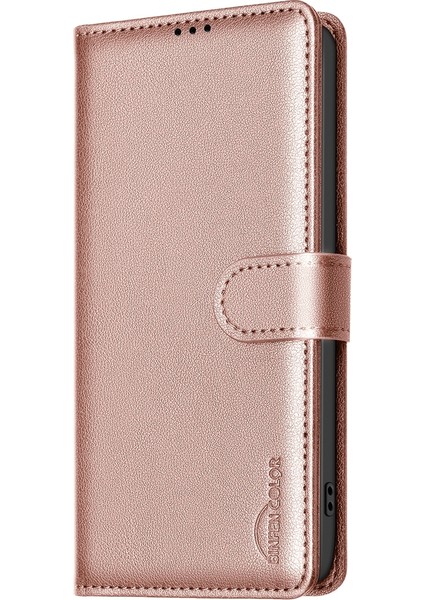 Tecno Spark 30 4g Altın Için Litchi Pu Kılıf (Yurt Dışından) fiyatları