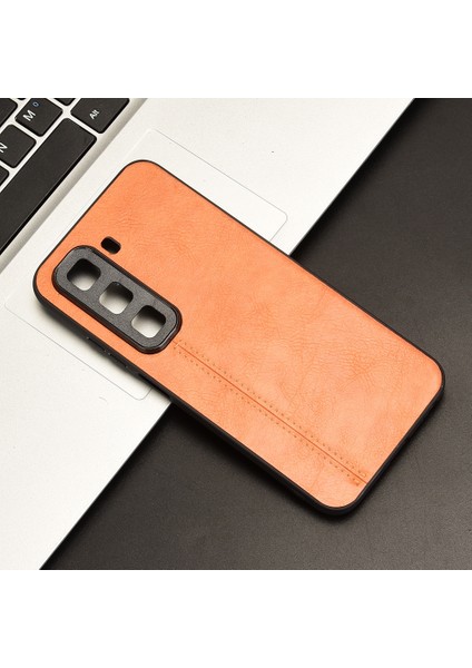 Infinix Hot 50 4g Turuncu Için Pc+Pu+Tpu Kılıf (Yurt Dışından)