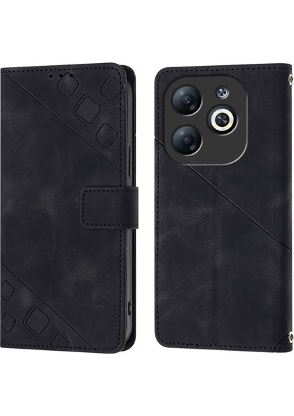 Infinix Smart 8 Siyah Için Kabartmalı Pu Kılıf (Yurt Dışından) fırsatları