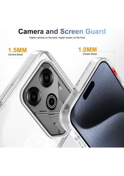 Tecno Pova 6 Pro Şeffaf Akrilik+Tpu Kılıf (Yurt Dışından)