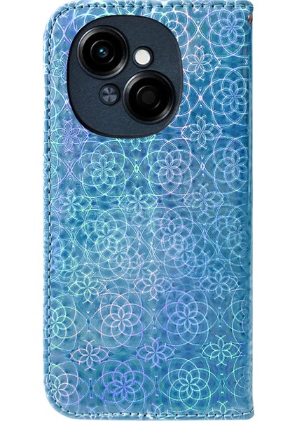 Tecno Spark Go 1 / Pop 9 Pro Mavi Için Renkli Pu Kılıf (Yurt Dışından) fırsatları