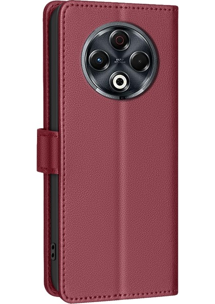 Tecno Spark 30 4g Kırmızı Için Litchi Pu Kılıf (Yurt Dışından) fırsatları