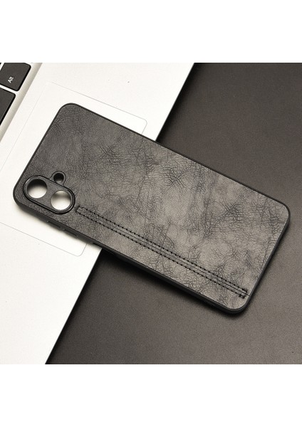 Samsung Galaxy M35 Mor Için Crossbody Deri Kılıf (Yurt Dışından)