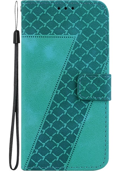 Tecno Spark Go 1 / Pop 9 Pro Için Yedi Şekilli Pu Kılıf Yeşil (Yurt Dışından)