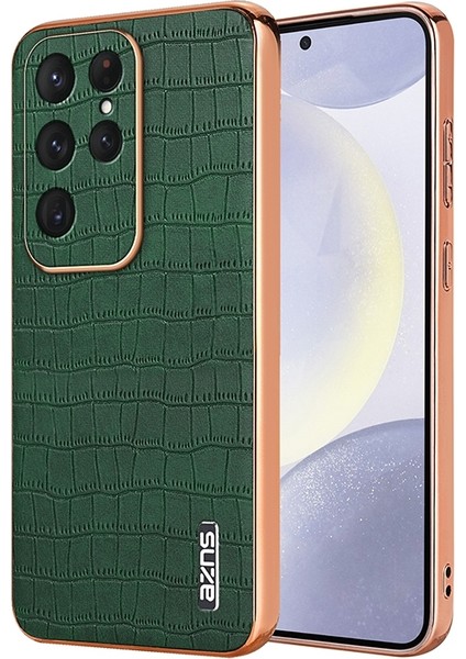 Samsung Galaxy S25+ 5g Beyaz Için Azns Timsah Dokulu Kılıf (Yurt Dışından) fırsatları
