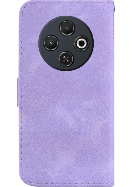 Tecno Spark 30C Mor Için Yedi Şekilli Pu Kılıf (Yurt Dışından)