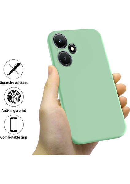 Infinix Hot 30 Play Green Için Sıvı Silikon Telefon Kılıfı (Yurt Dışından) modelleri