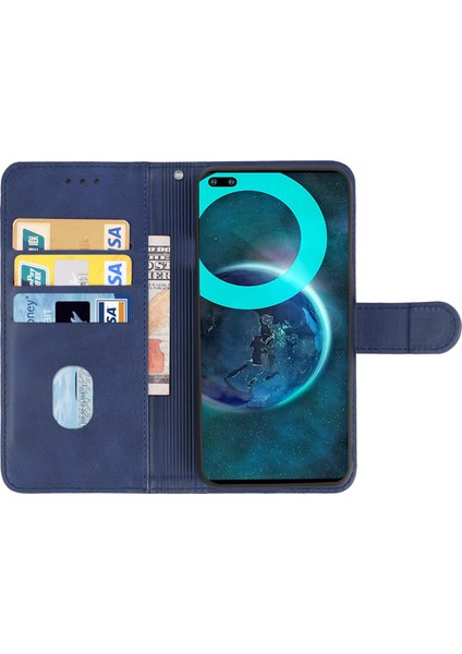 Infinix Zero 8i Mavi Için Deri Telefon Kılıfı (Yurt Dışından) modelleri