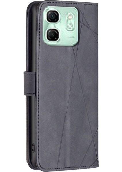 Infinix Smart 9 / Hot 50I Siyah Için BF05 Deri Kılıf (Yurt Dışından)