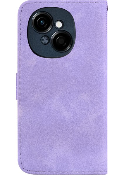 Tecno Spark Go 1 / Pop 9 Pro Için Yedi Şekilli Pu Kılıf Mor (Yurt Dışından) fırsatları