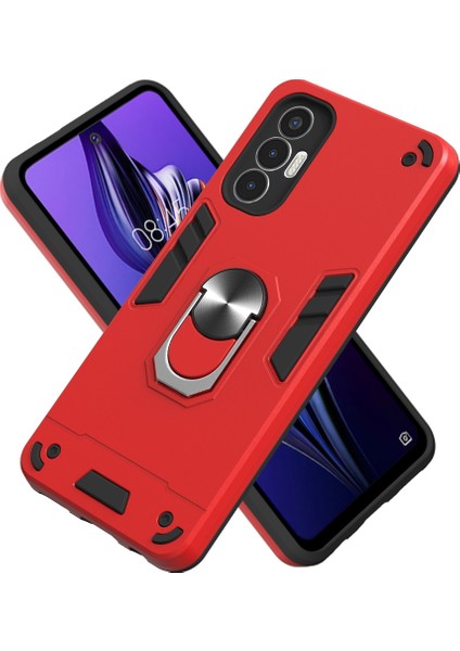 Tecno Pova 3 Kırmızı Için 2'si 1 Arada Zırh Kılıfı (Yurt Dışından) fiyatları