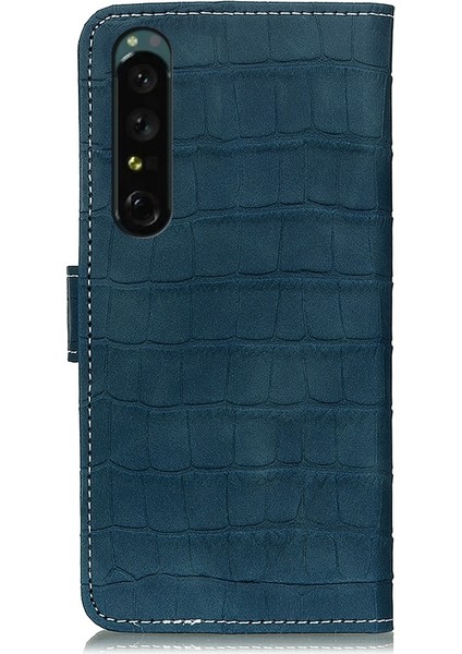 Sony Xperia Için Timsah Doku Deri Kılıfı 1 Iv Koyu Yeşil (Yurt Dışından) fırsatları