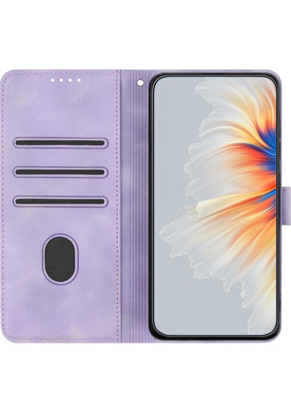 Infinix Hot 50 Pro+ 4g Mor Için Kalp Desenli Pu Kılıf (Yurt Dışından)