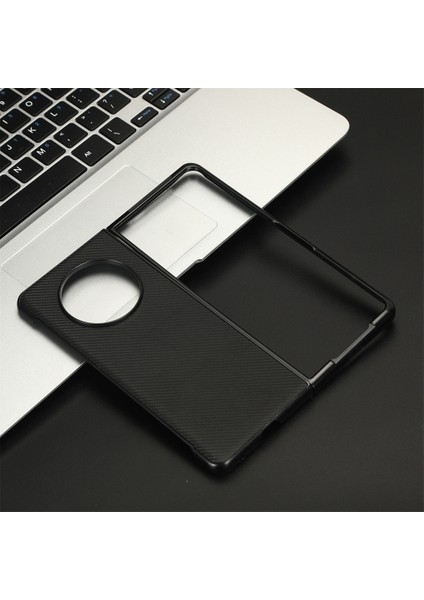Tecno Phantom V Fold Siyah Için Pu Deri Pc Telefon Kılıfı (Yurt Dışından) fiyatları