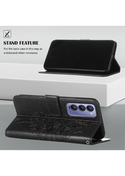 Tecno Camon 18P / 18 Siyah Için Kabartmalı Kılıf (Yurt Dışından) fırsatları