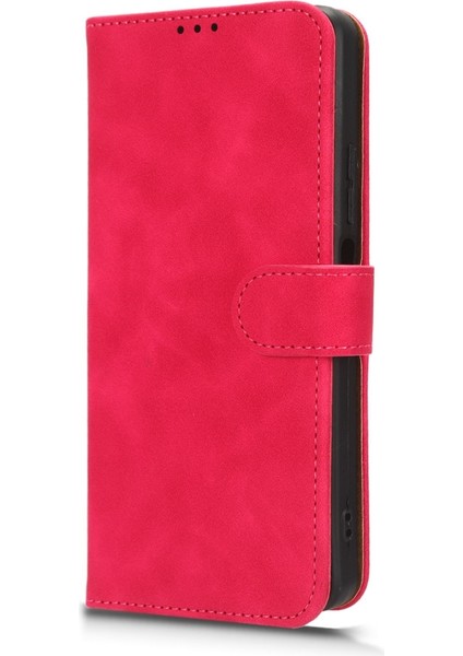 Tecno Spark 10 Pro Için Deri Kılıf Gül Kırmızı (Yurt Dışından) fiyatları