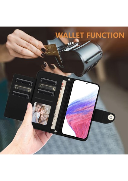 Infinix Hot 50 Pro+ 4g Siyah Için Eşkenar Dörtgen Deri Kılıf (Yurt Dışından)