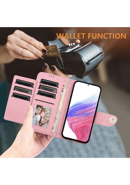 Infinix Hot 50 Pro+ 4g Pembe Için Eşkenar Dörtgen Deri Kılıf (Yurt Dışından)