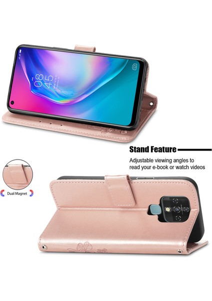 Tecno Camon 16 Se Pembe Altın Için Dört Yapraklı Kılıf (Yurt Dışından) fırsatları