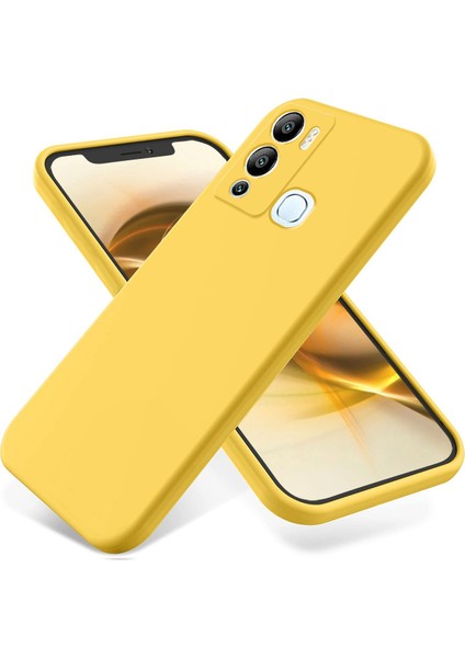 Infinix Hot 12I Sarı Için Silikon Kılıf (Yurt Dışından)